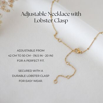 50th Birthday Gift For Her Interlocking Necklace, 3 of 5
