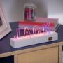 White Light Up Letters With Stand, thumbnail 3 of 3