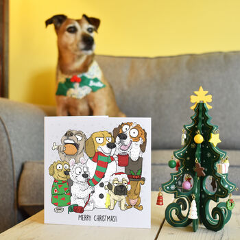 Funny Christmas Dogs Card, 5 of 5