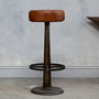 Leather Stool, thumbnail 1 of 6