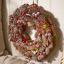 Natural Pinecone Indoor Christmas Wreath, thumbnail 3 of 6