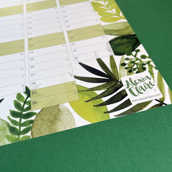 2025 Botanical Wall Calendar And Year Planner, 7 of 9