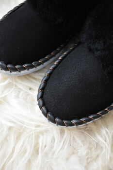 Men's Sheepskin Moccasin Slippers, 3 of 7