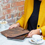 Personalised Buffalo Leather iPad Case, thumbnail 5 of 9