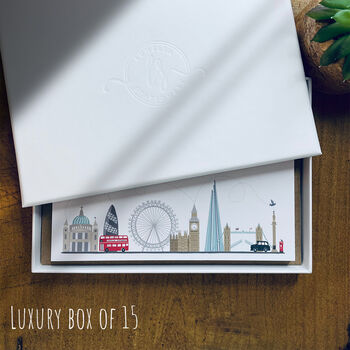 London Skyline Personalised Note Cards, 3 of 6