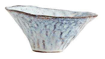 Handmade Ice Blue Stoneware Crockery, 4 of 6