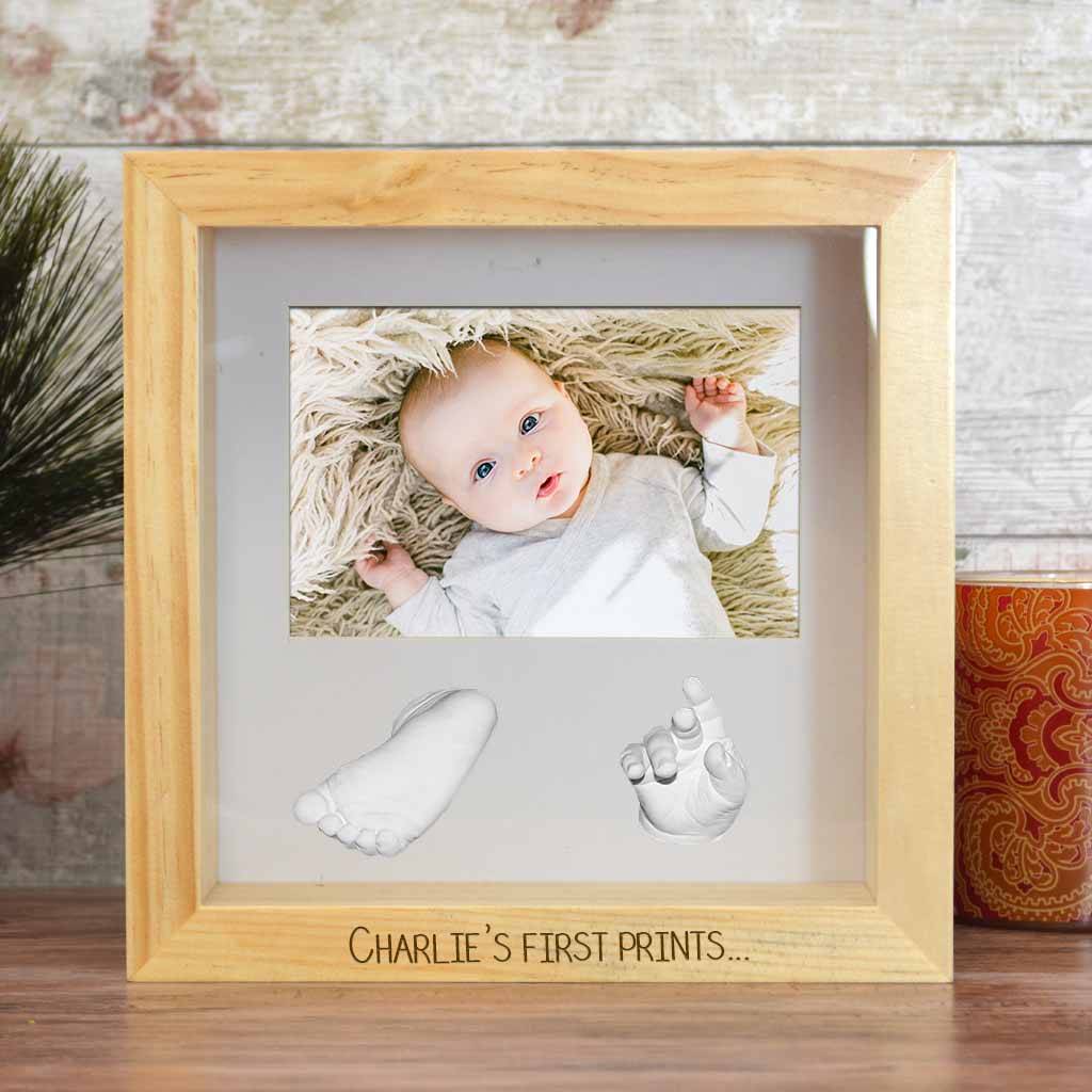 Personalised Hand And Clay Casting Kit For Baby By