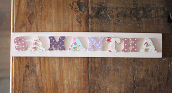 Personalised Children's Wooden Name Plaque, 3 of 6