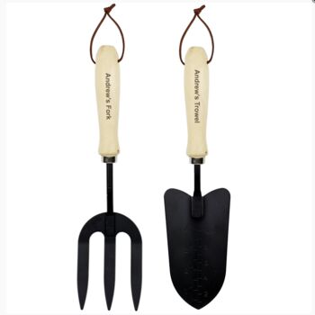 Personalised Trowel And Fork Gift Set, 3 of 3