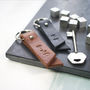 Personalised Leather Initials Keyring, thumbnail 1 of 5