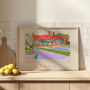 Rhs Garden Wisley Art Print Old Laboratory Scene Surrey Poster, thumbnail 1 of 4