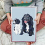 Custom Vibrant Personalised Pet Portrait Dog Cat, thumbnail 2 of 12