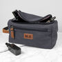 Personalised Jetsetter Denim Wash Bag, thumbnail 3 of 11