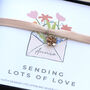 Personalised 'Sending Love' Flower Bracelet Gift Box, thumbnail 3 of 4