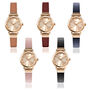 Ascot Ladies Petite Leather Watch With Free Engraving, thumbnail 8 of 12