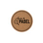 Round Cork Coaster 'Après Padel' | Homeware | Tableware | Padel | Racket Sport, thumbnail 2 of 2
