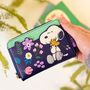 Personalised Peanuts In Bloom Zip Purse, thumbnail 1 of 7