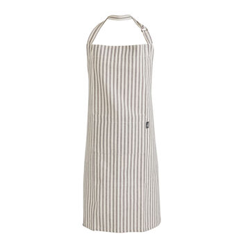 Grey Striped Cotton Apron, 2 of 5