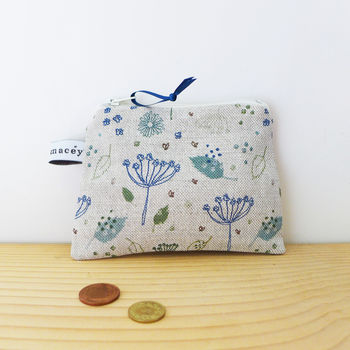 Blue Parsley Coin Purse, 2 of 2