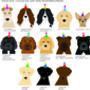 Birthday Dog Card, Multiple Breed Options, thumbnail 4 of 11