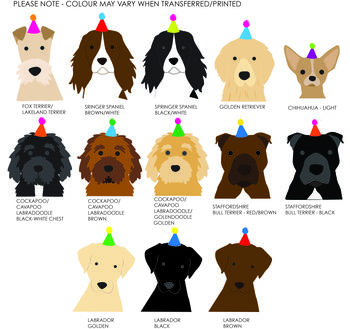Birthday Dog Card, Multiple Breed Options, 4 of 11