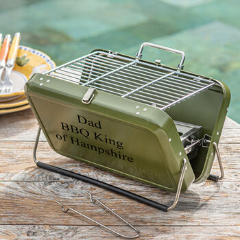 Personalised Portable Briefcase Barbecue, 3 of 10