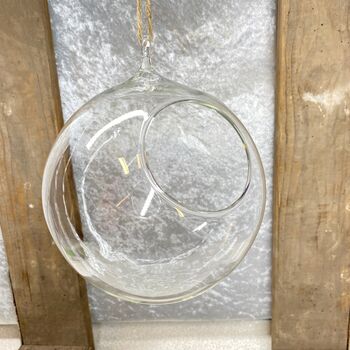 Glass Hanging Globe Terrarium, 2 of 3