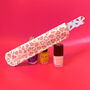 Pink Leopard Nail File Holder Personalised, thumbnail 2 of 4