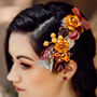 Autumnal Floral Bridal Hair Comb, thumbnail 7 of 10