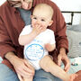 ‘Days With The Best Daddy’ Personalised Babygrow Or Top, thumbnail 1 of 4