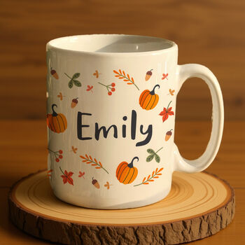 Personalised Pumpkin Mug, 4 of 5