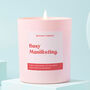 Good Luck Gift Funny Soy Wax Candle Busy Manifesting, thumbnail 1 of 4