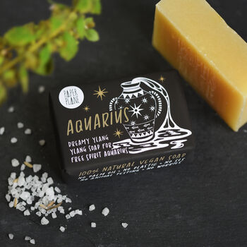 Aquarius Natural Vegan Zodiac Soap Bar, 4 of 12