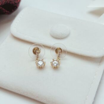 Christmas Gift For Her – Sparkle Socks, Earrings And Gold Festive Accessories, 3 of 10