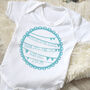 Baby 'Bunting' Personalised Vest, thumbnail 4 of 4