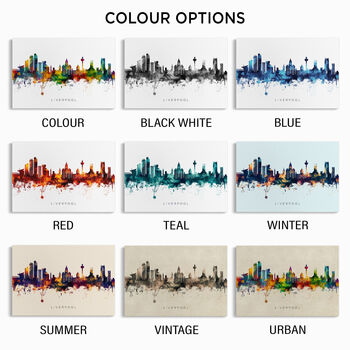 Liverpool Cityscape Skyline Print, 3 of 12