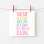 One Day At A Time Positive Card, thumbnail 1 of 4