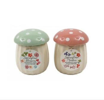 Candle In Mushroom Ceramic Pot With Lid, 5 of 5