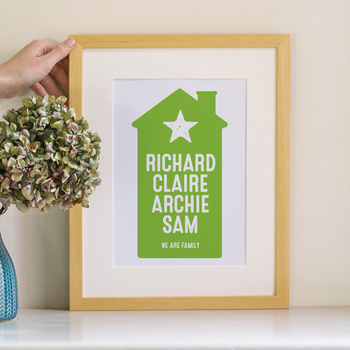 Family Home Print Personalised, 4 of 9