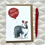 Old English Sheepdog Christmas Card, thumbnail 1 of 3