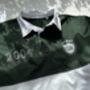 Personalised Men’s Panelled Rugby Shirt With Initial Emblem And Birth Year Print, thumbnail 1 of 4