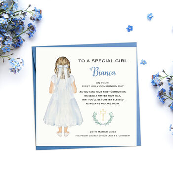 Special Girl First Holy Communion Card, 2 of 6