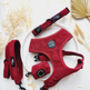 Burgundy Red Cord Dog Harness, thumbnail 6 of 6