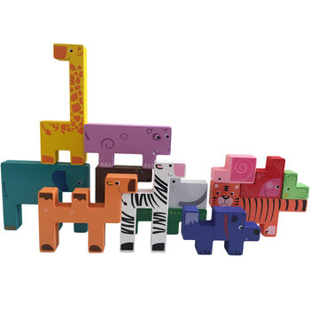 Wooden Animal Stacking And Balancing Puzzle Set, 8 of 11