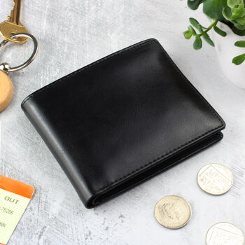 Gifts For Him Personalised Leather Wallet For Men, 4 of 9