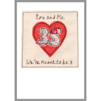 Personalised 35th Coral Wedding Anniversary Card, 10 of 10