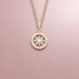 9ct Gold Compass Necklace, thumbnail 2 of 10