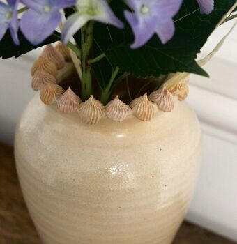 Ceramic Vase In Peach, 3 of 4