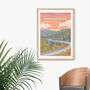 Shenandoah National Park USA Travel Poster Art Print, thumbnail 4 of 8