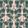 Pink Monstera Cheeseplant Wrapping Paper, thumbnail 3 of 3